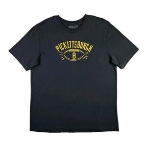Pittsburgh Steelers Shirt XL Black NFL Football Sportswear Apparel Made In USA